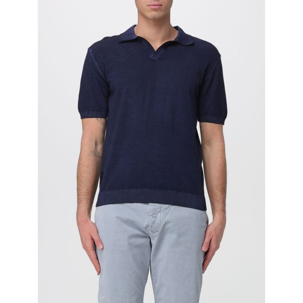 Blauer Polo Shirt Men Blue